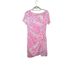 Lilly Pulitzer Mila Stretch Romper – Pink Sun Bloom Size: Medium New With Tags
